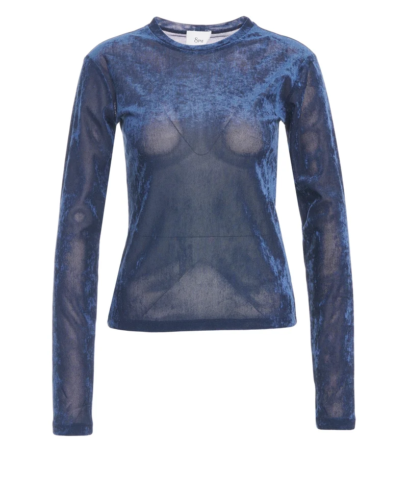 T-shirt a maniche lunghe 'Protea'