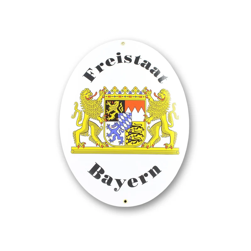 Grenzschild "Freistaat Bayern" klein