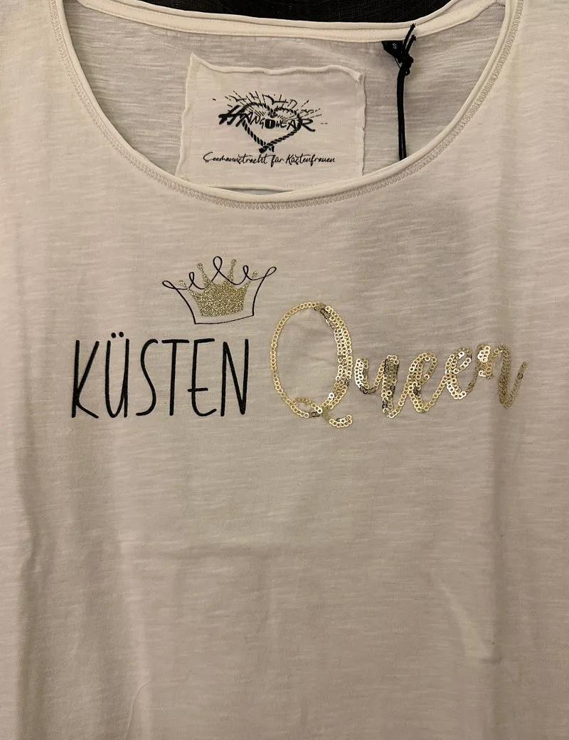 Tshirt Hangowear Küstenqueen off-white