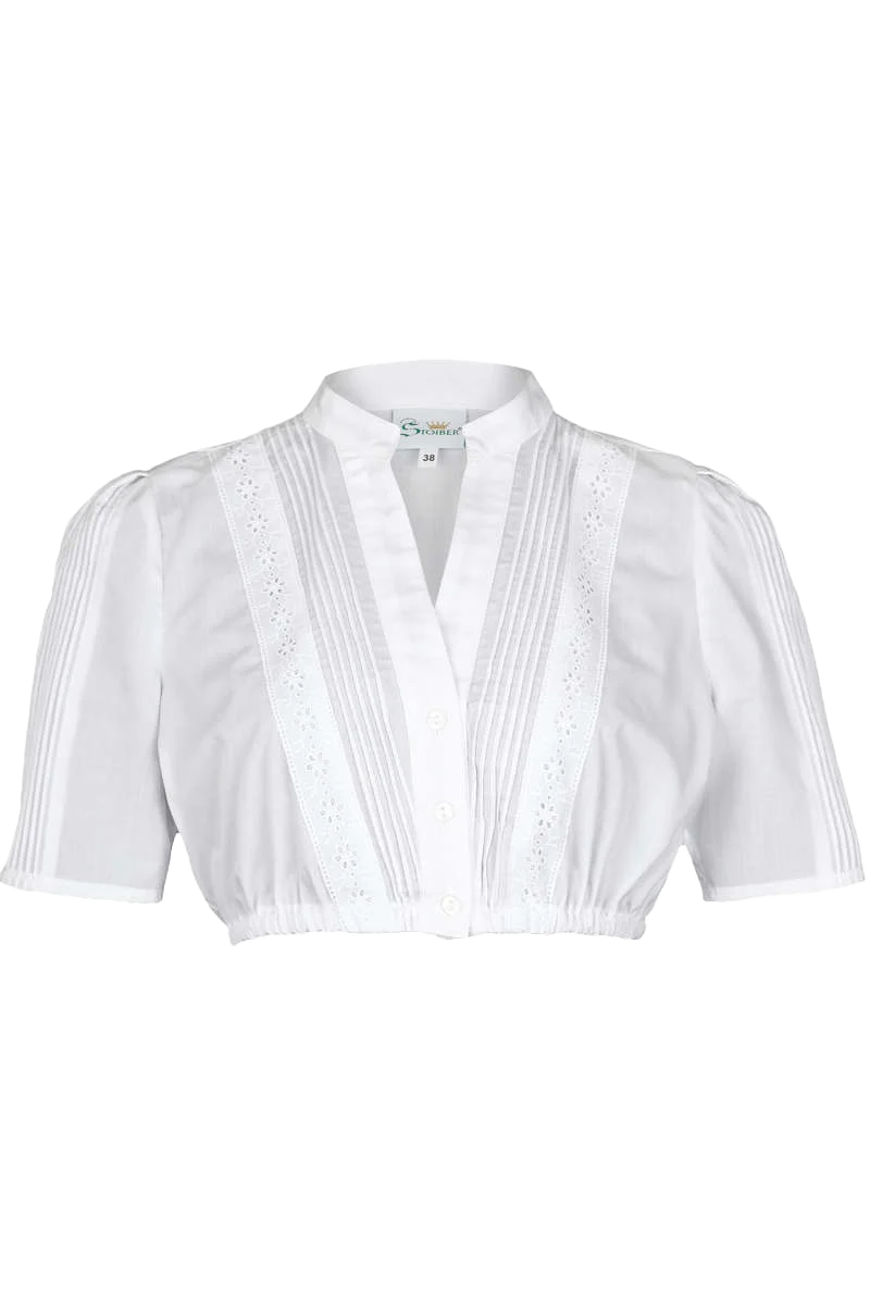 Dirndl Bluse V-Ausschnitt