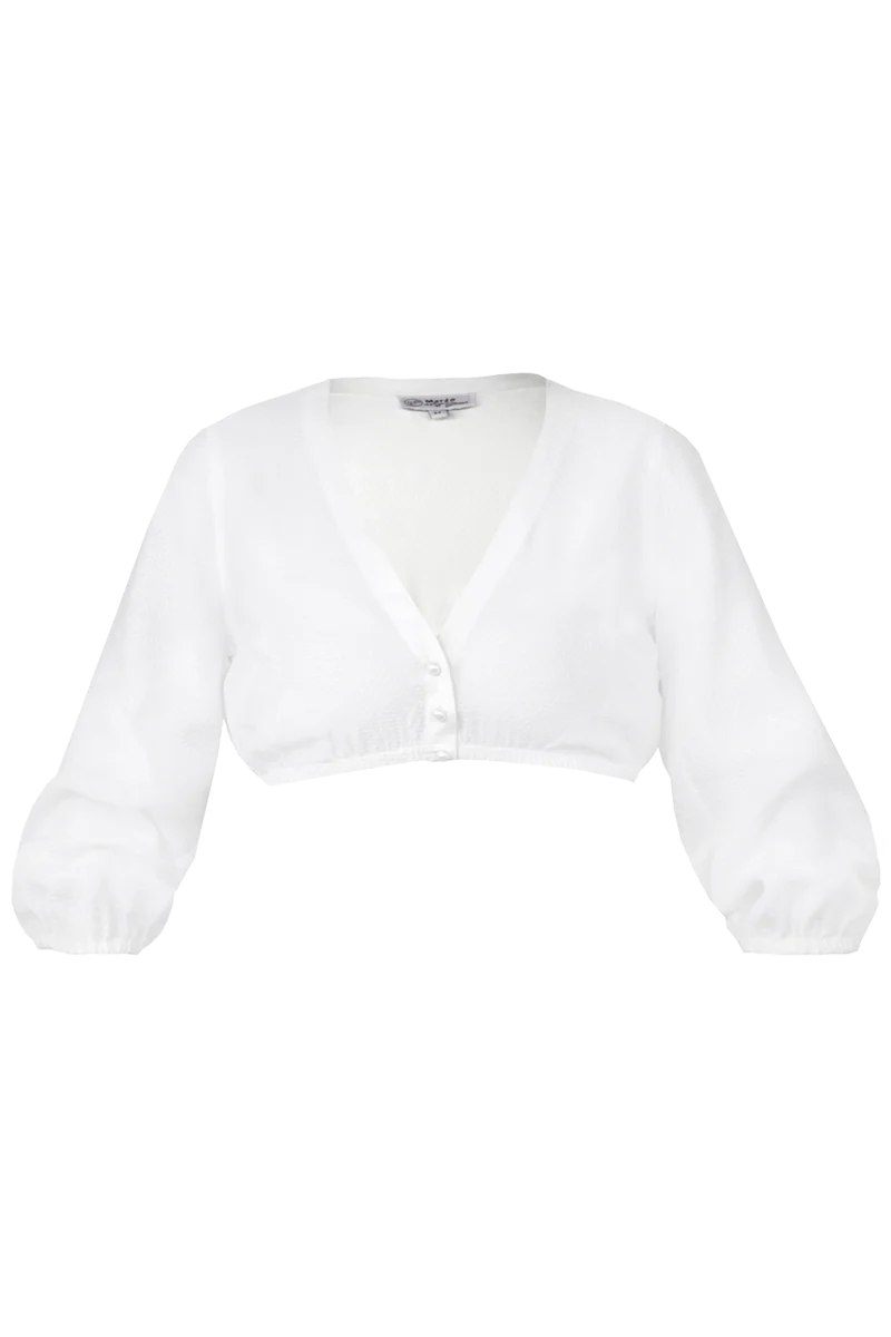 Dirndlbluse mit weiten Ärmeln