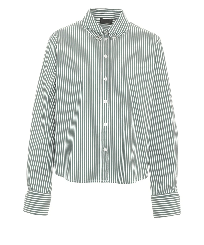 Camicia con fantasia a righe