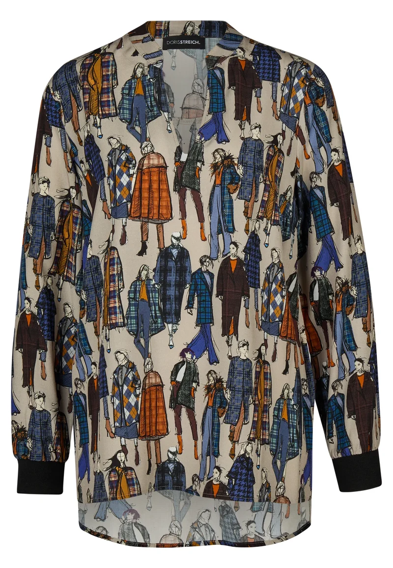 Bluse aus Viskose