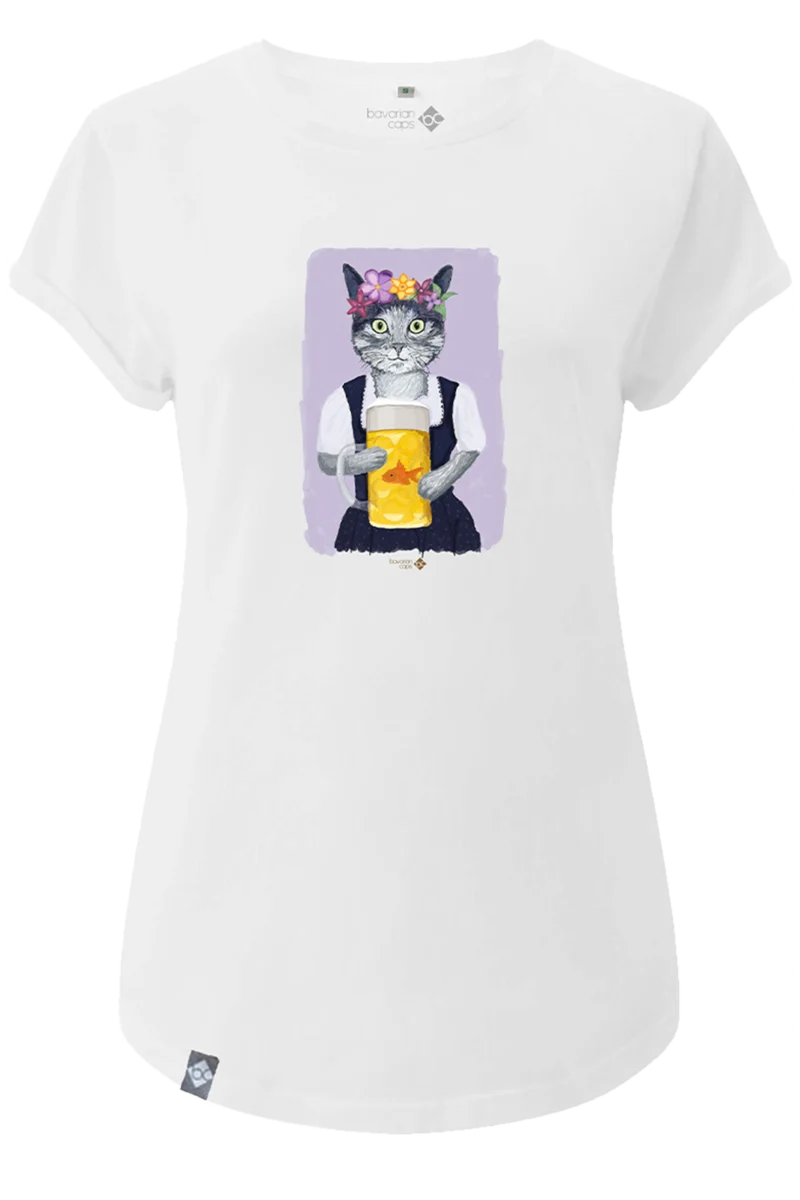 Damen T-Shirt 'Prost Mauzi'