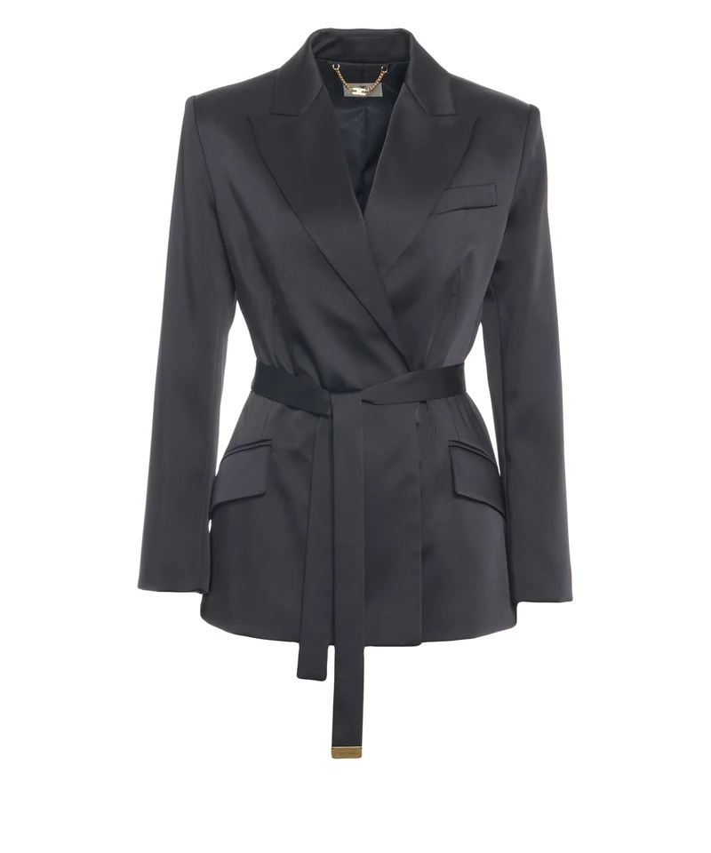 Blazer con cintura in vita