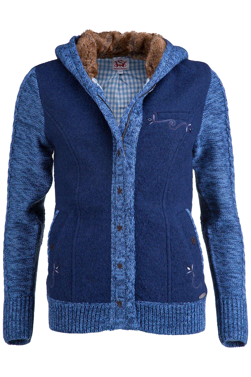 Damen Walk-Strickjacke