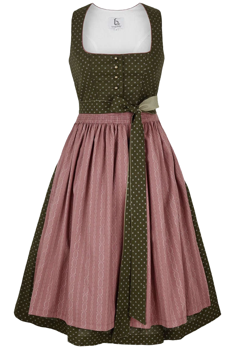 Wasch Dirndl midi
