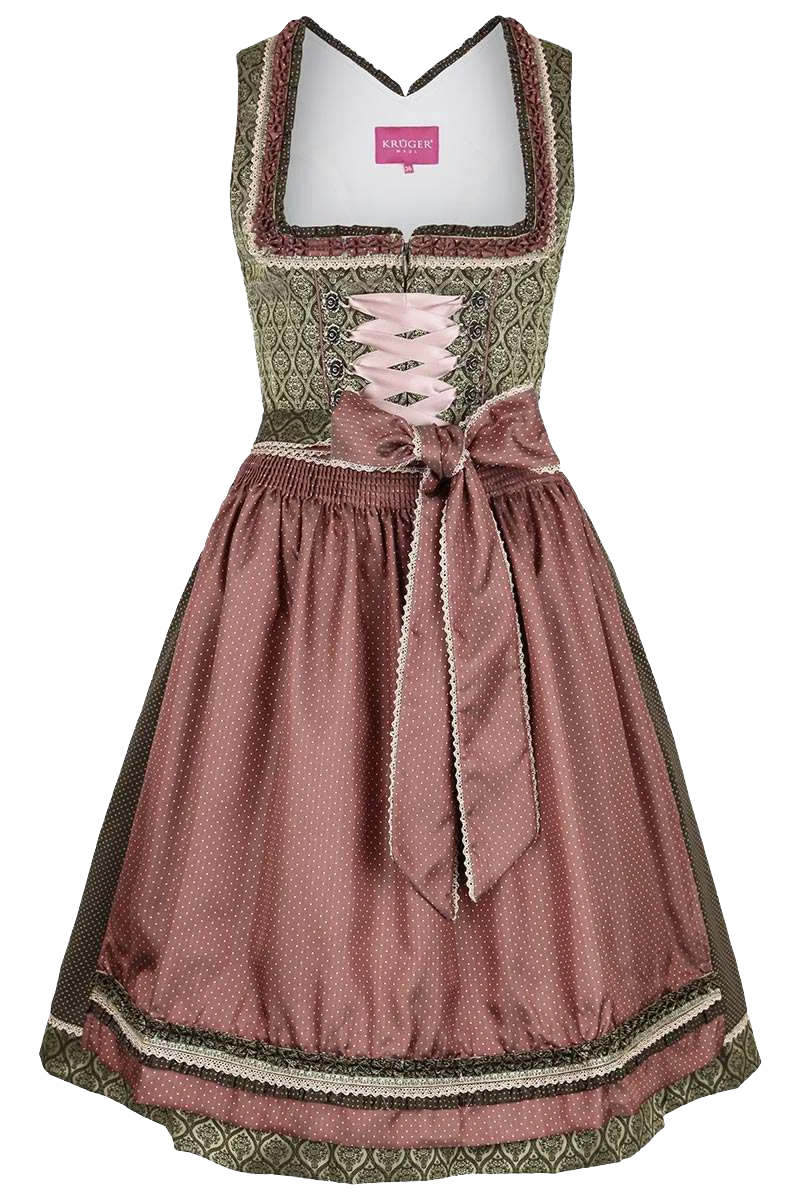 Mini-Dirndl dunkelgrün