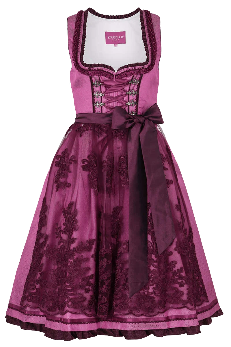 Dirndl mit Spitzenschürze