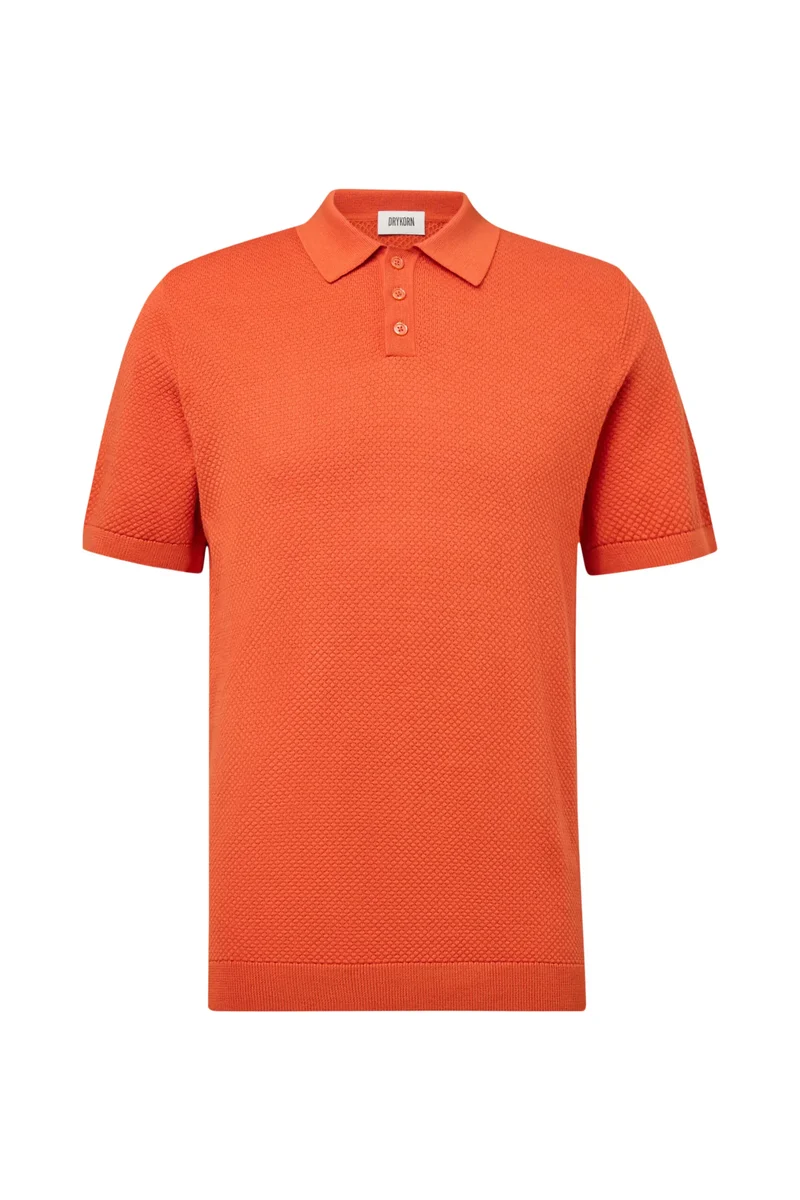 Poloshirt aus strukturiertem Strick