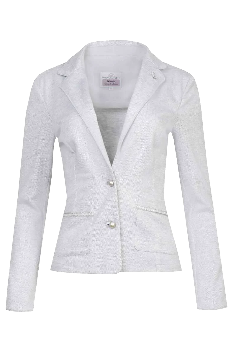 Trachtensweatblazer mit Fischgrätenmuster