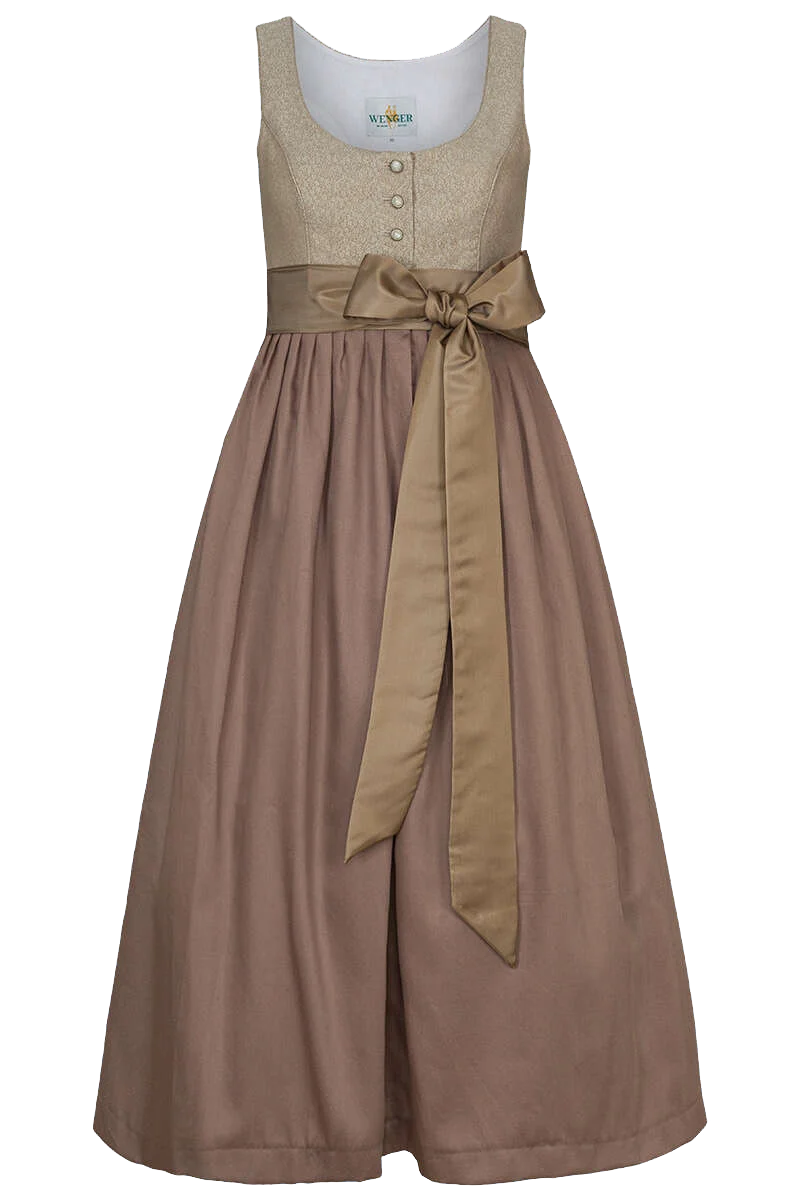 Umstandsdirndl mit Leinen