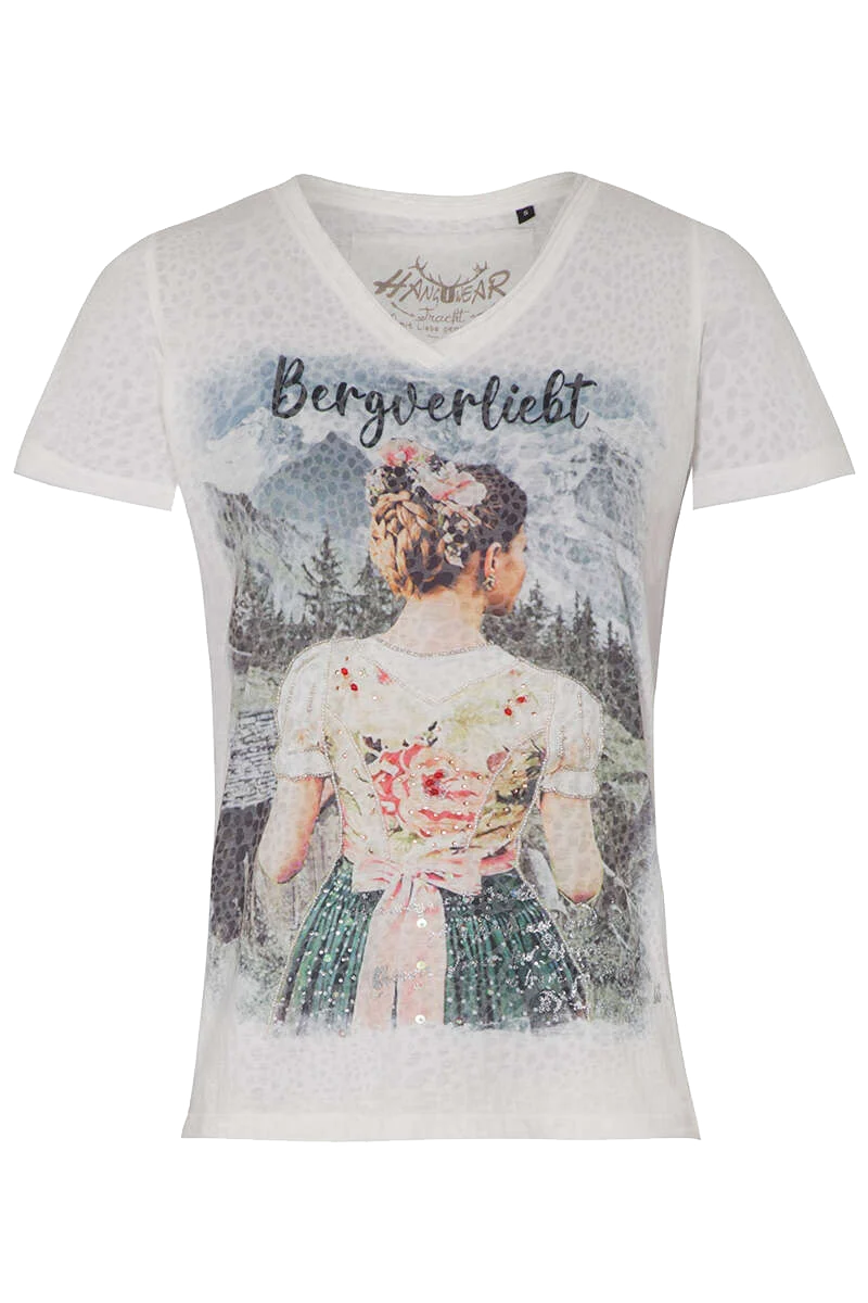 Damen T-Shirt Bergverliebt