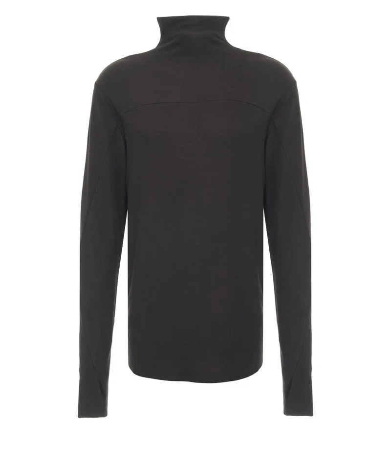 Maglia a maniche lunghe con collo alto
