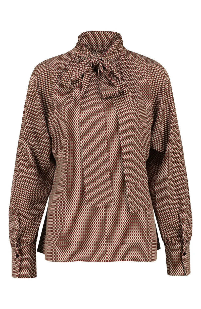 Bluse mit Bindekragen EDEN
