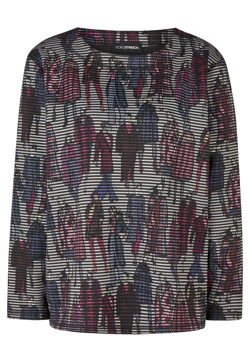 Sweatshirt mit Fashionista-Print
