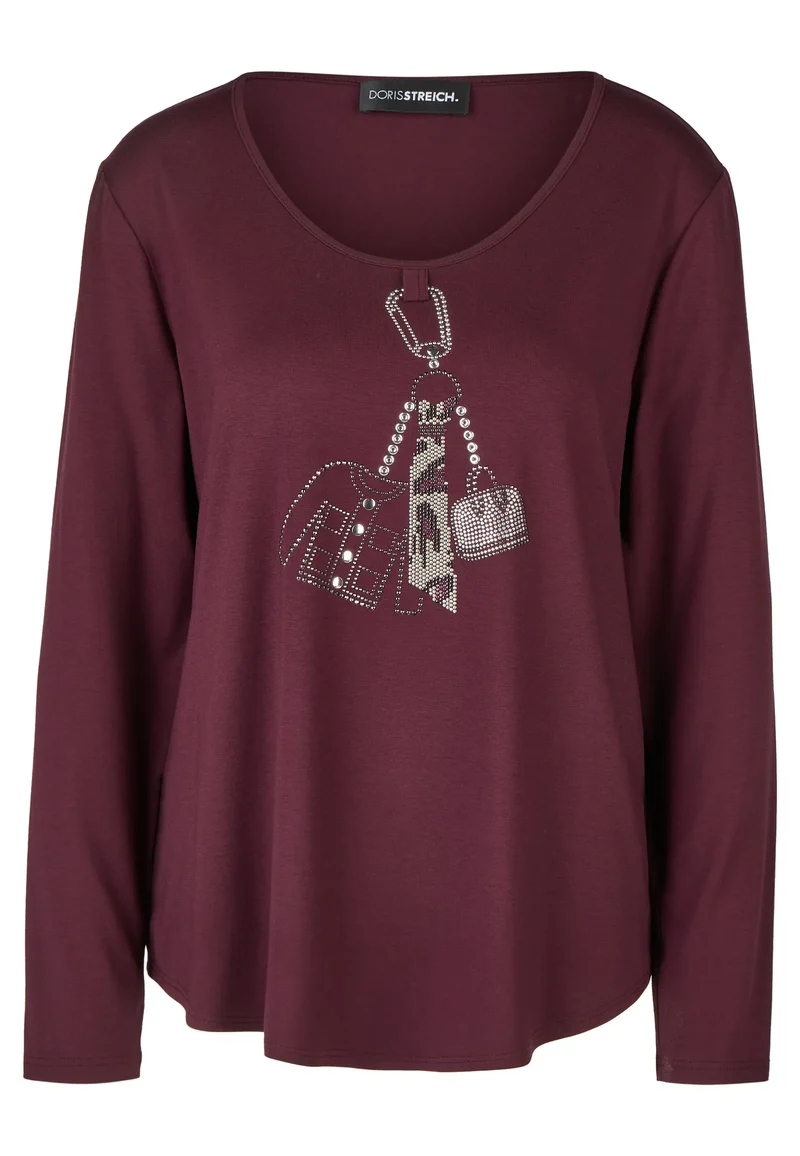 Langarmshirt aus Viskose