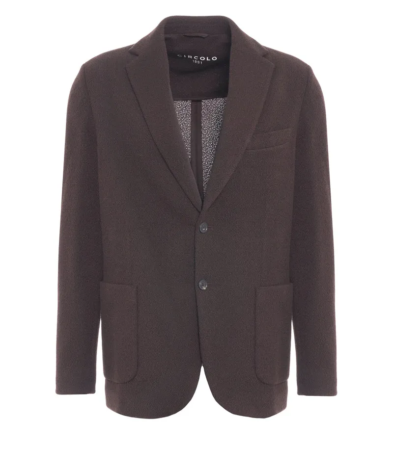 Blazer in misto lana