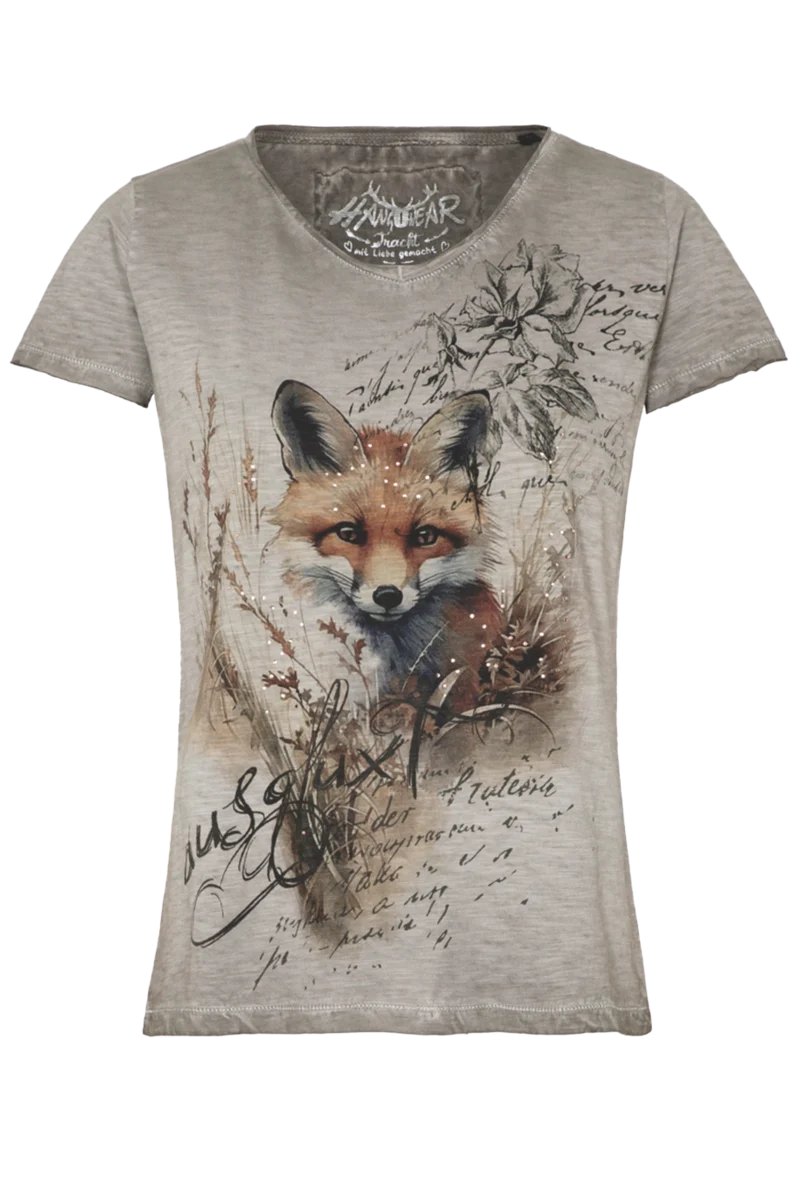 Damen Trachtenshirt 'ausgfuxt'