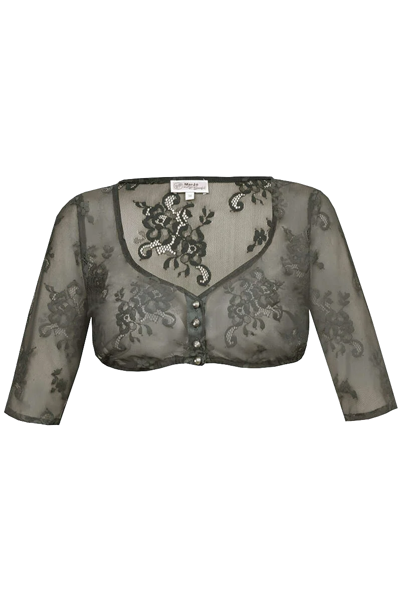 Dirndlbluse mit halblangen Ärmeln