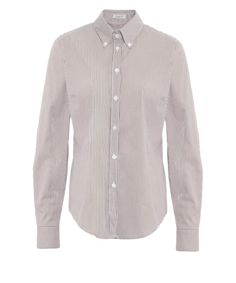 Camicia con fantasia a righe
