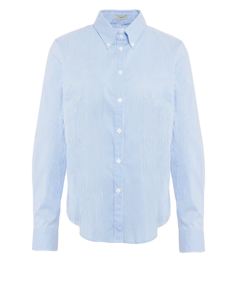 Camicia con fantasia a righe