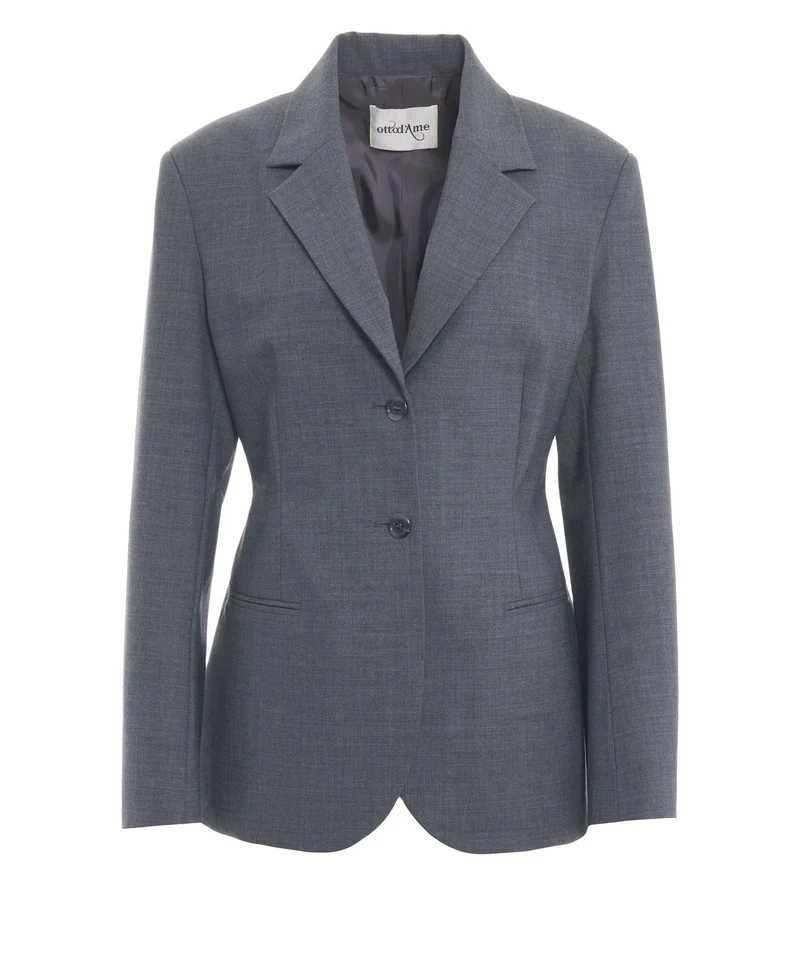 Blazer monopetto in lana