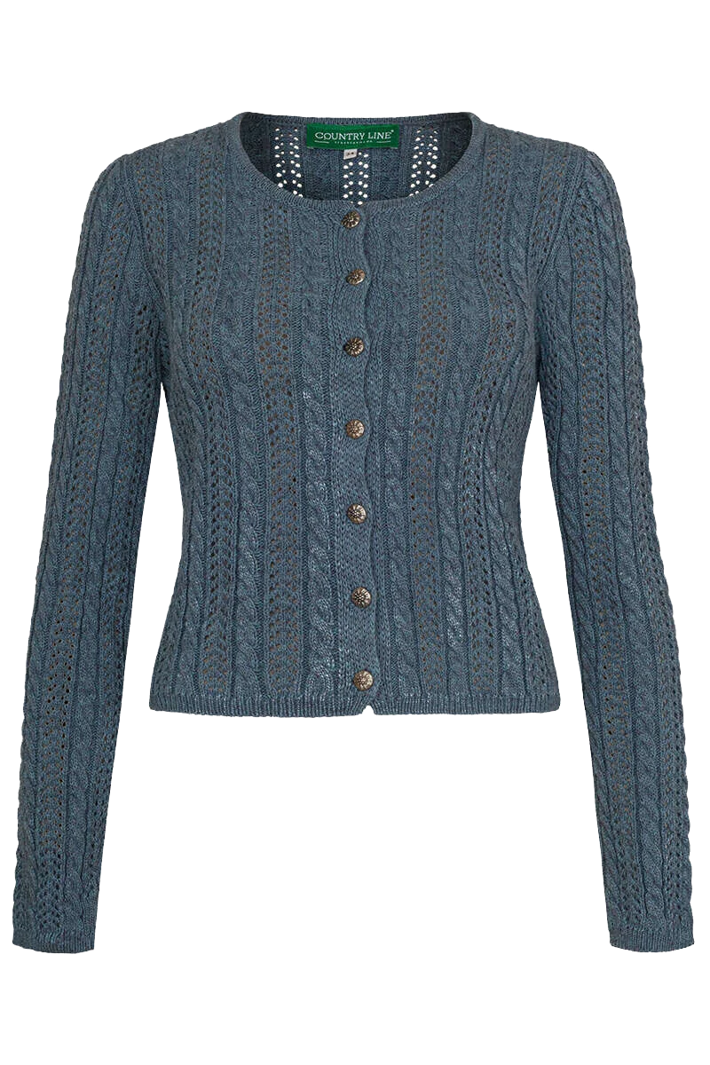 Kurze Dirndljacke mit Zopfmuster