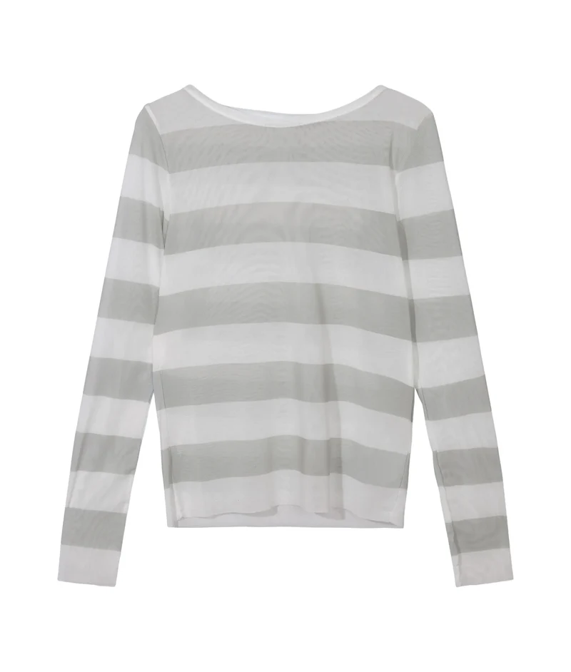 Langarmshirt aus Mesh