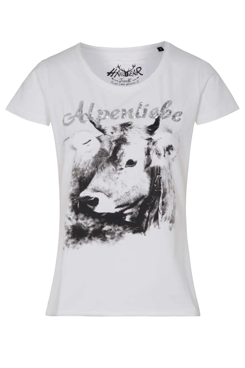 Damen Trachtenshirt 'Alpenliebe'
