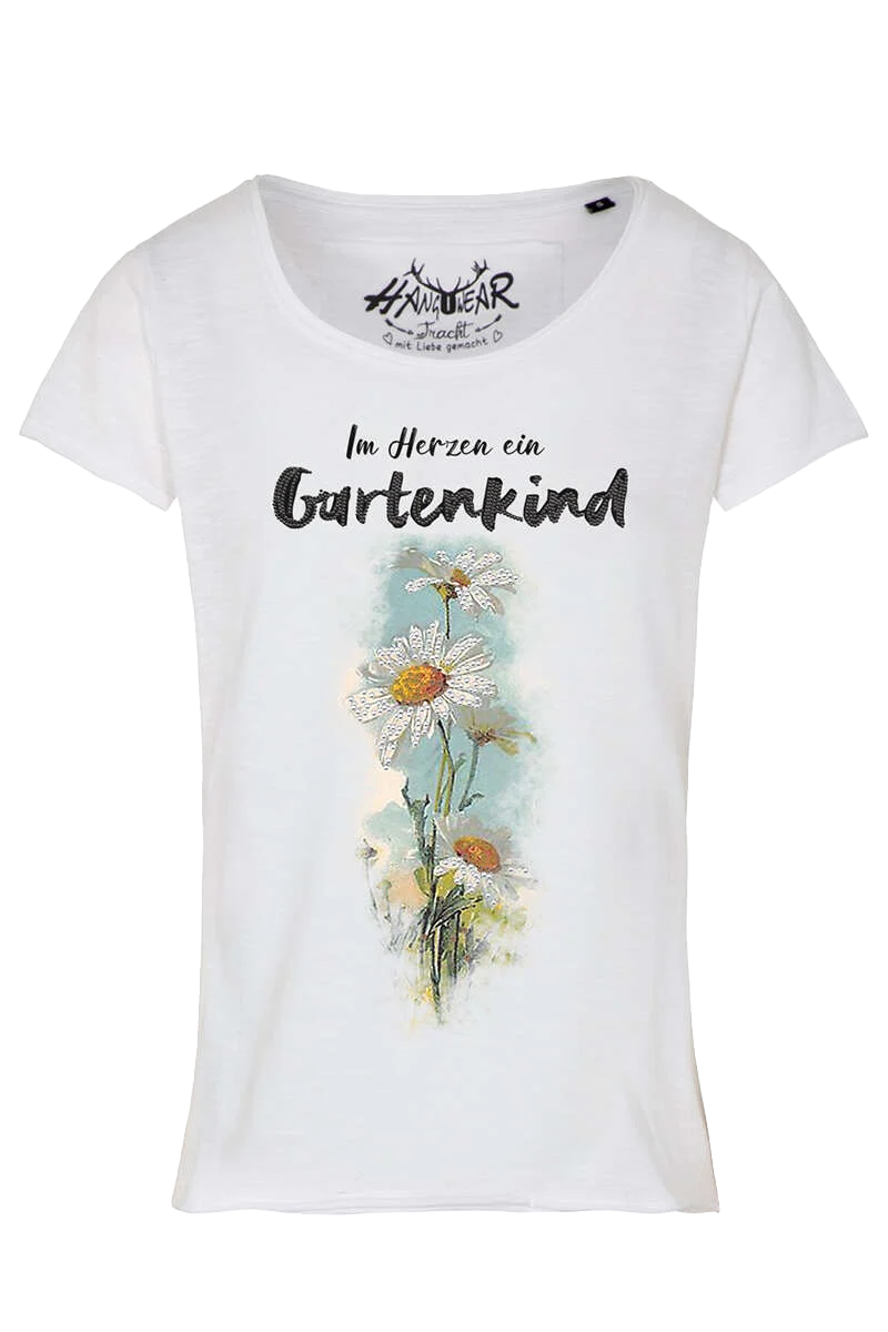 Damen Trachtenshirt 'Gartenkind'