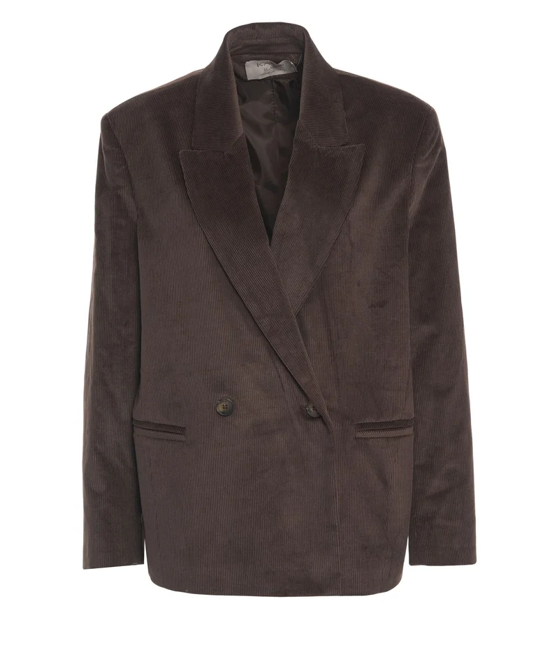 Blazer in velluto a coste