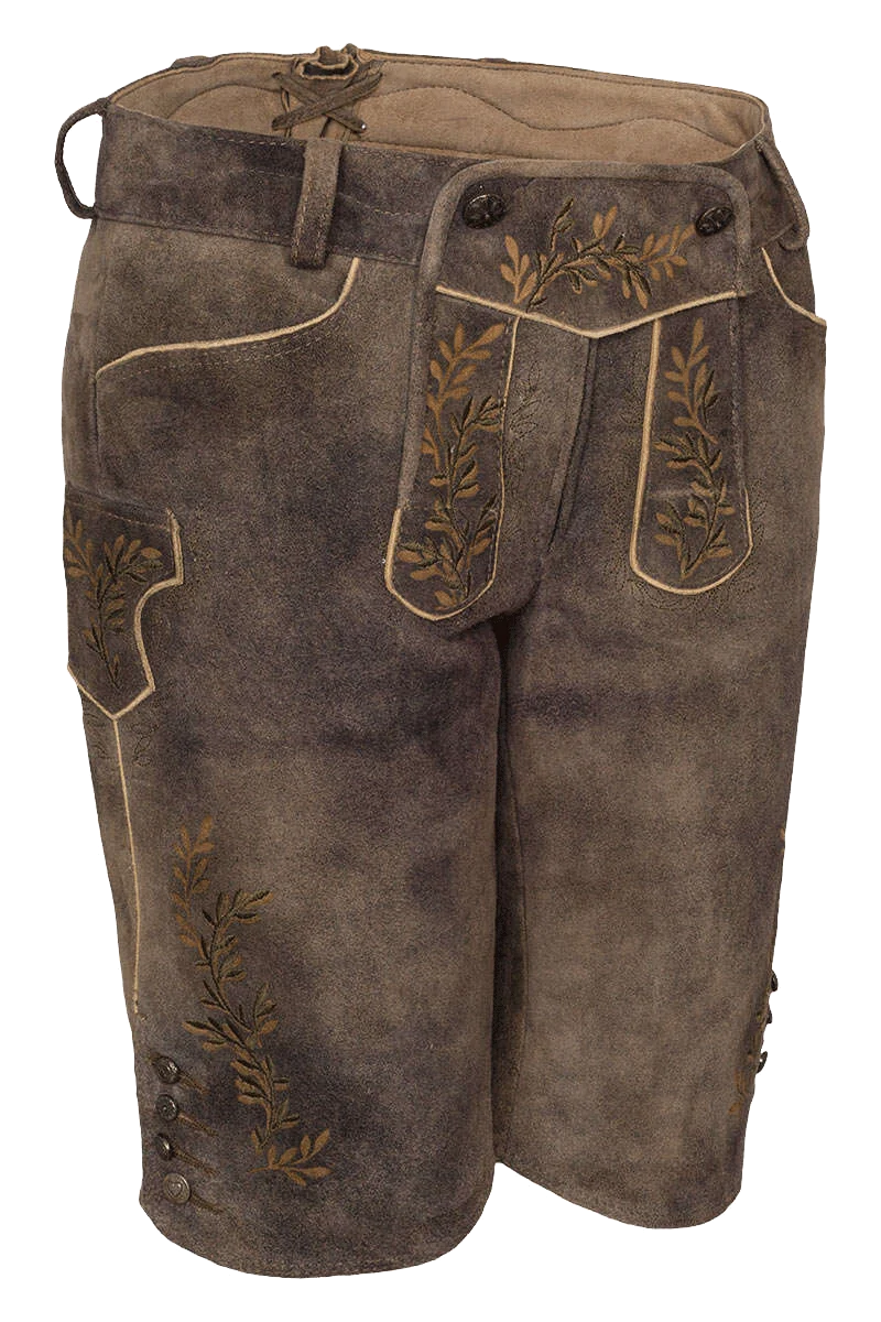 Damenlederhose mit Latz