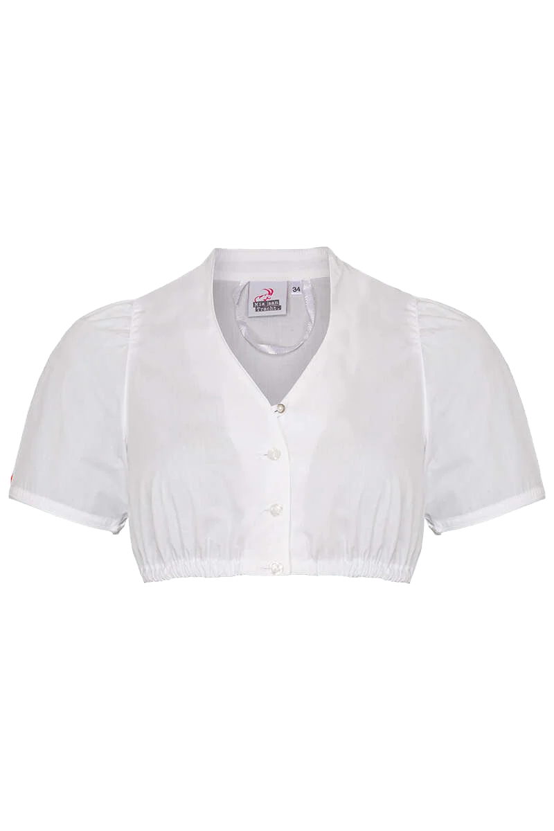 Dirndlbluse mit Schneewittchenkragen