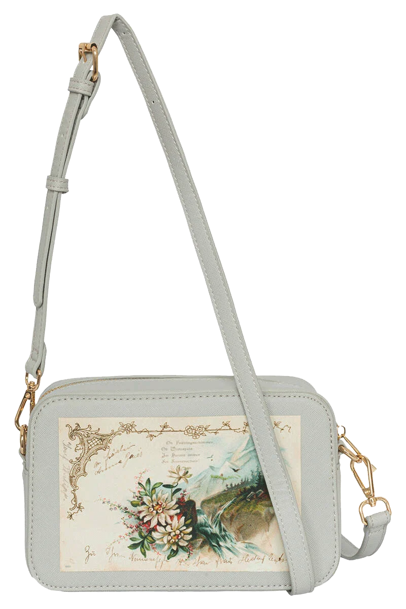 Damen Umhängetasche mit Edelweiß Motiv
