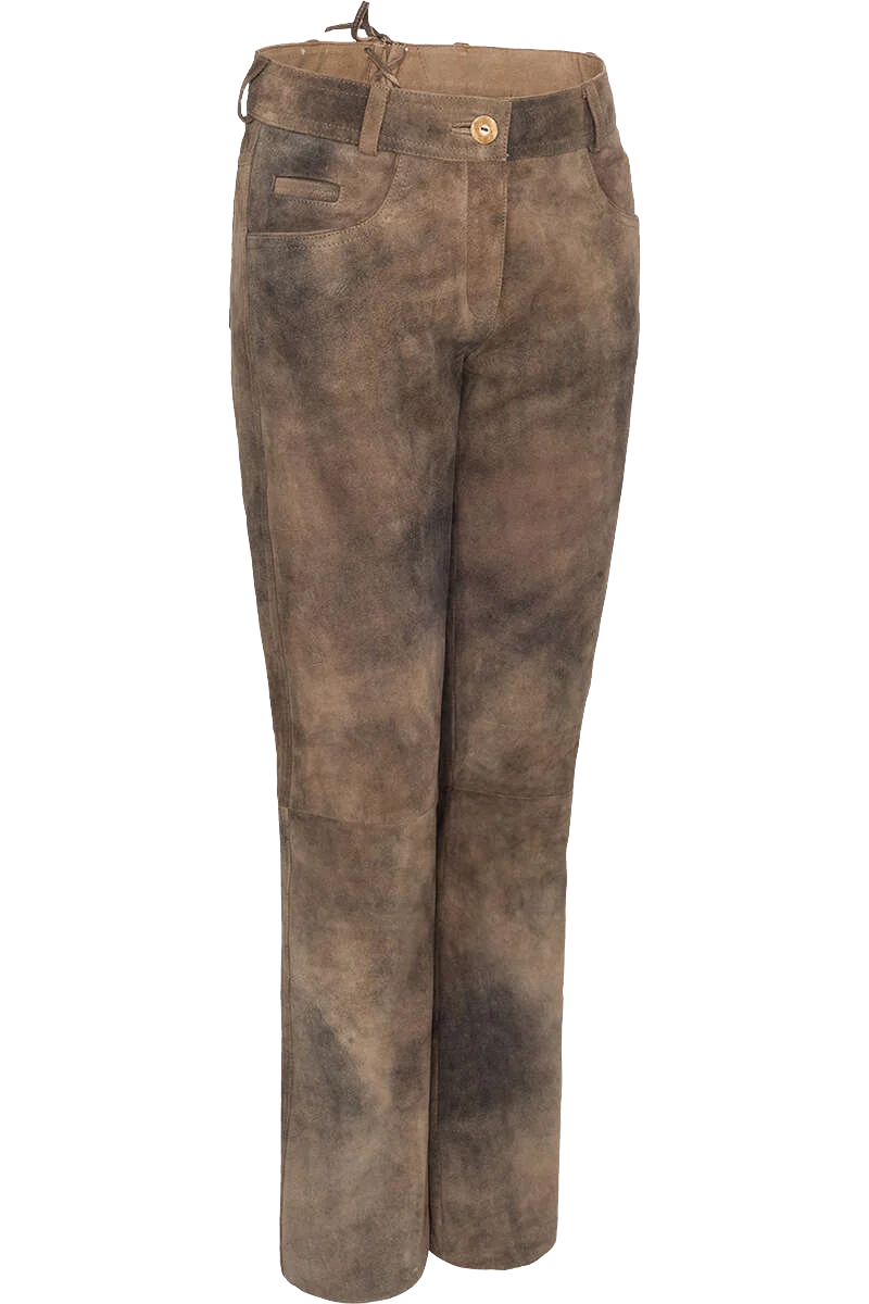 Damen Trachten Lederhose lang