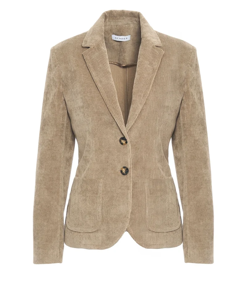 Blazer in velluto a coste