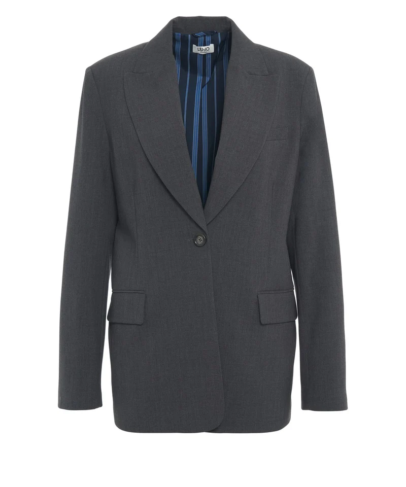 Blazer con tasche a pattina