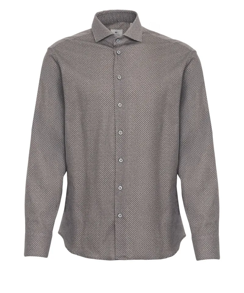 Camicia con collo cutaway