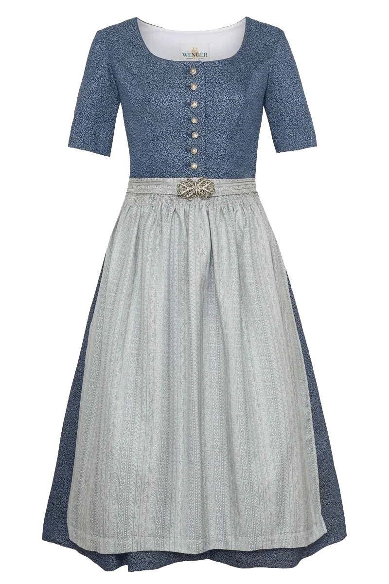 Midi-Dirndl mit kurzen Ärmeln Dirndlkleid