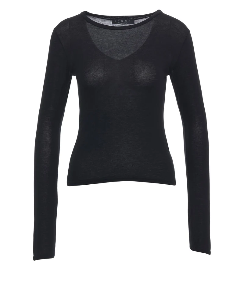T-shirt in cashmere