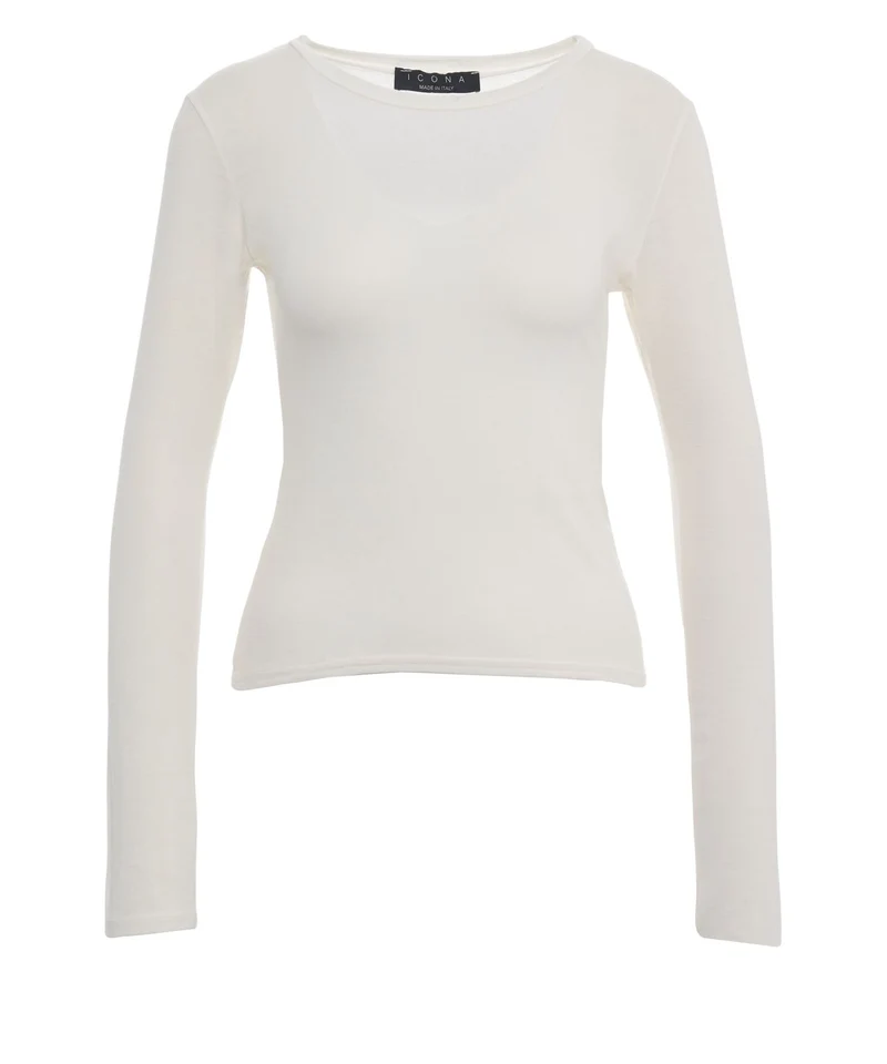 T-shirt in cashmere
