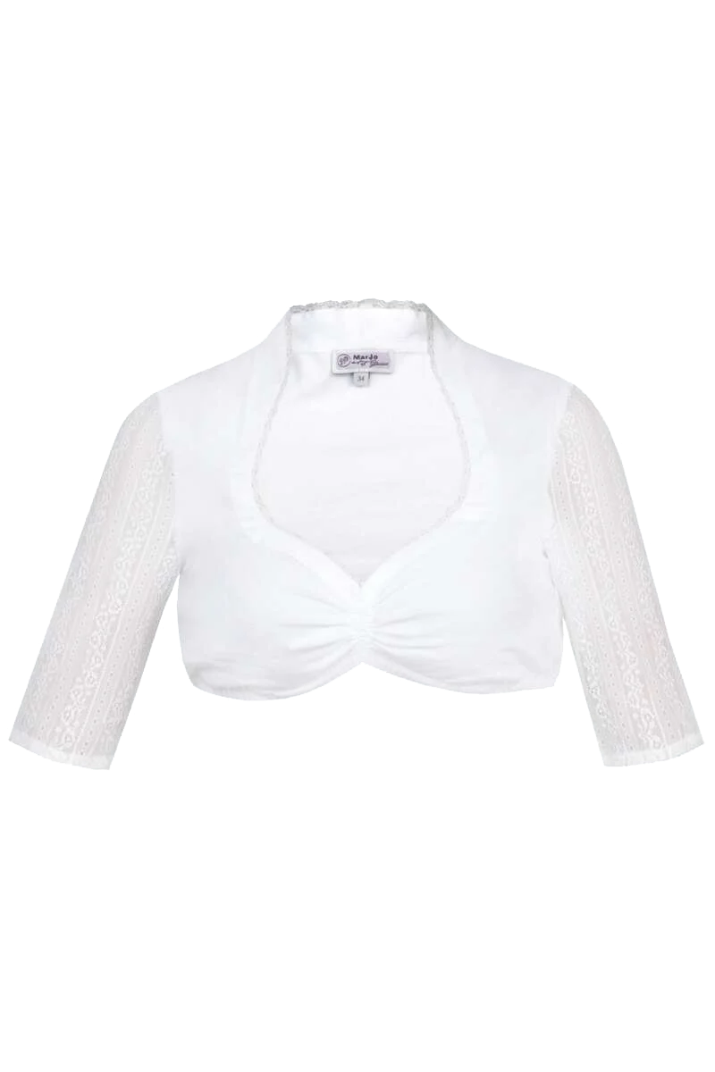 Dirndlbluse mit Schneewittchenkragen