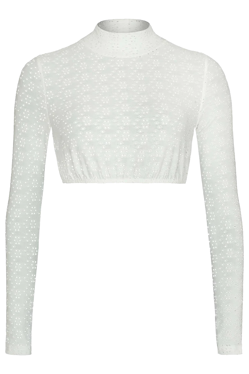 Dirndlbluse mit langen Ärmeln