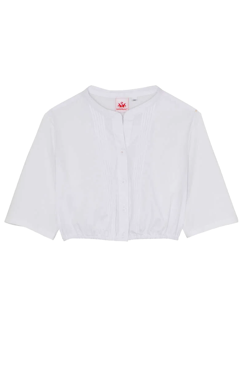 Dirndlbluse mit halblangen Ärmeln