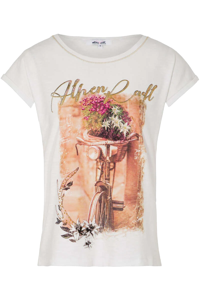 Damen T-Shirt 'Alpenradl'