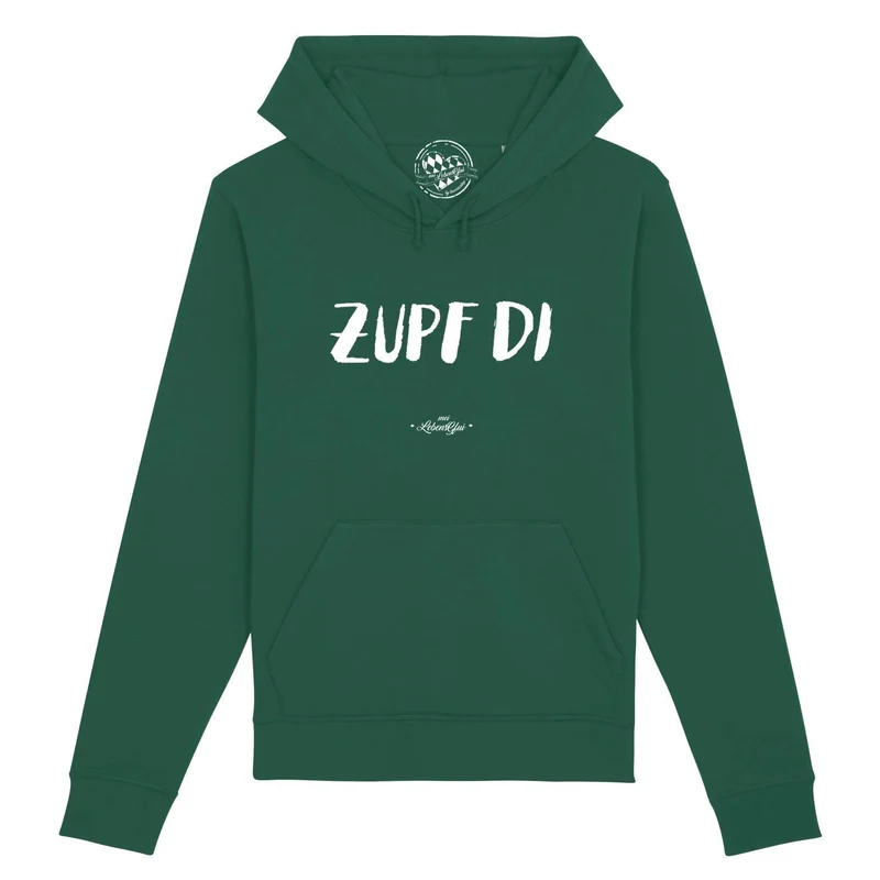 Herren Hoodie "Zupf di"