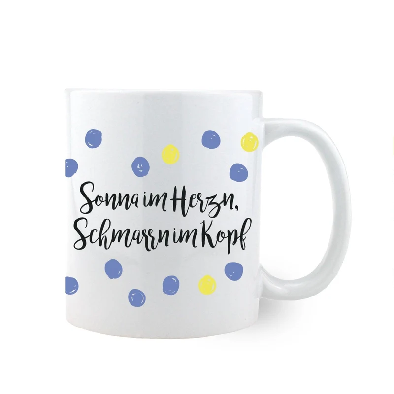 Kaffee Haferl "Sonna im Herzn..."