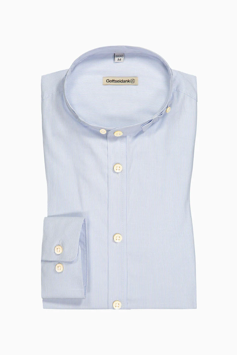 Gottseidank Trachtenhemd Lenz A000177-665babyblau