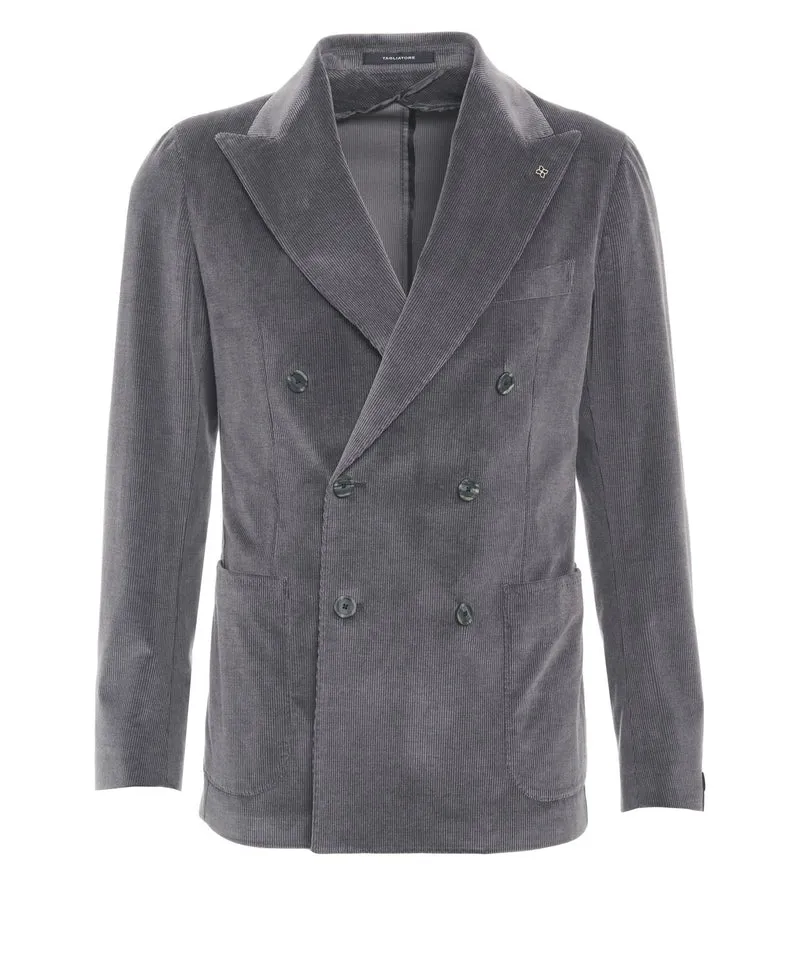 Blazer in velluto a coste